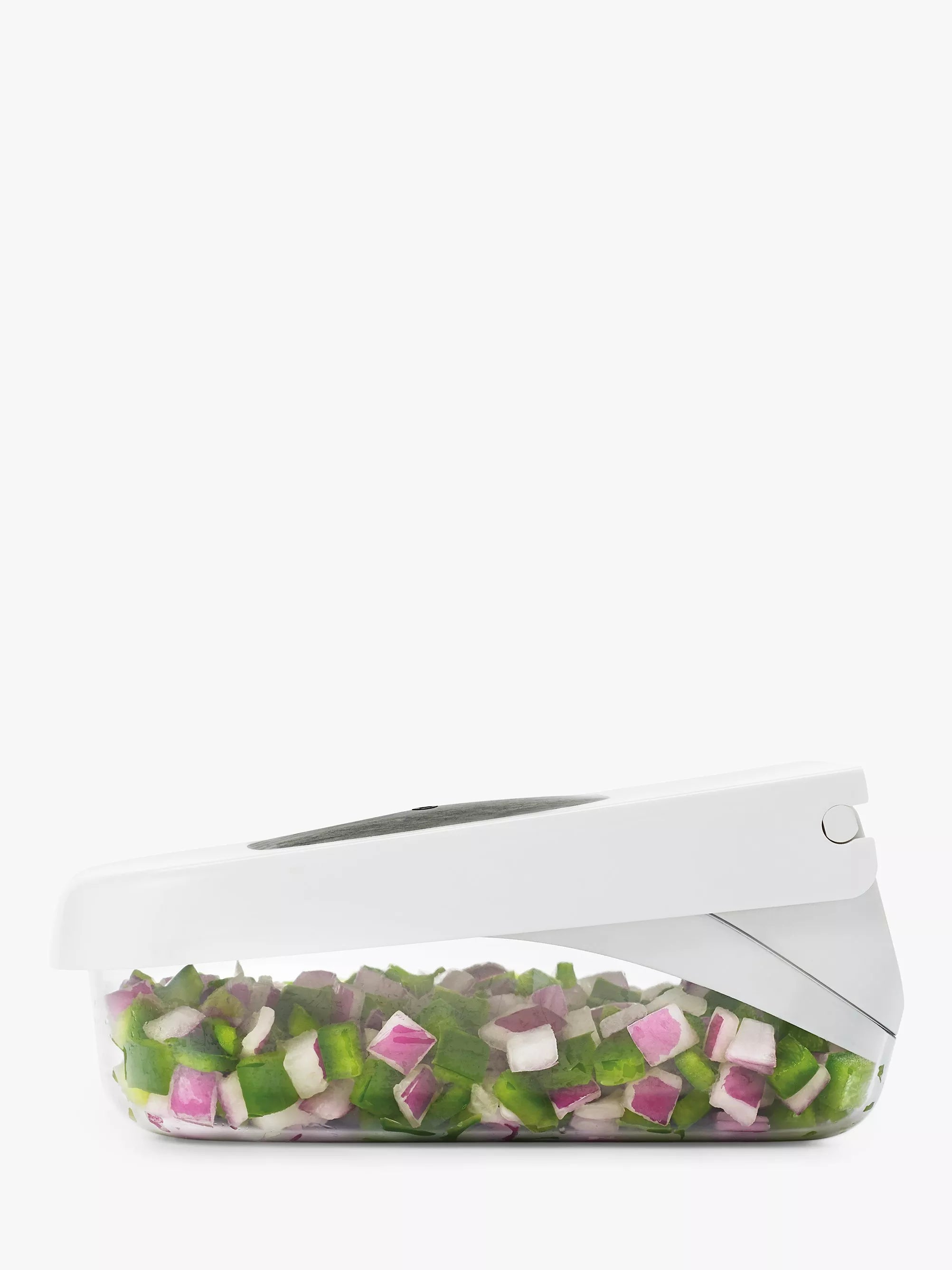 OXO Good Grips Easy Pour Vegetable Chopper, imported from the UK