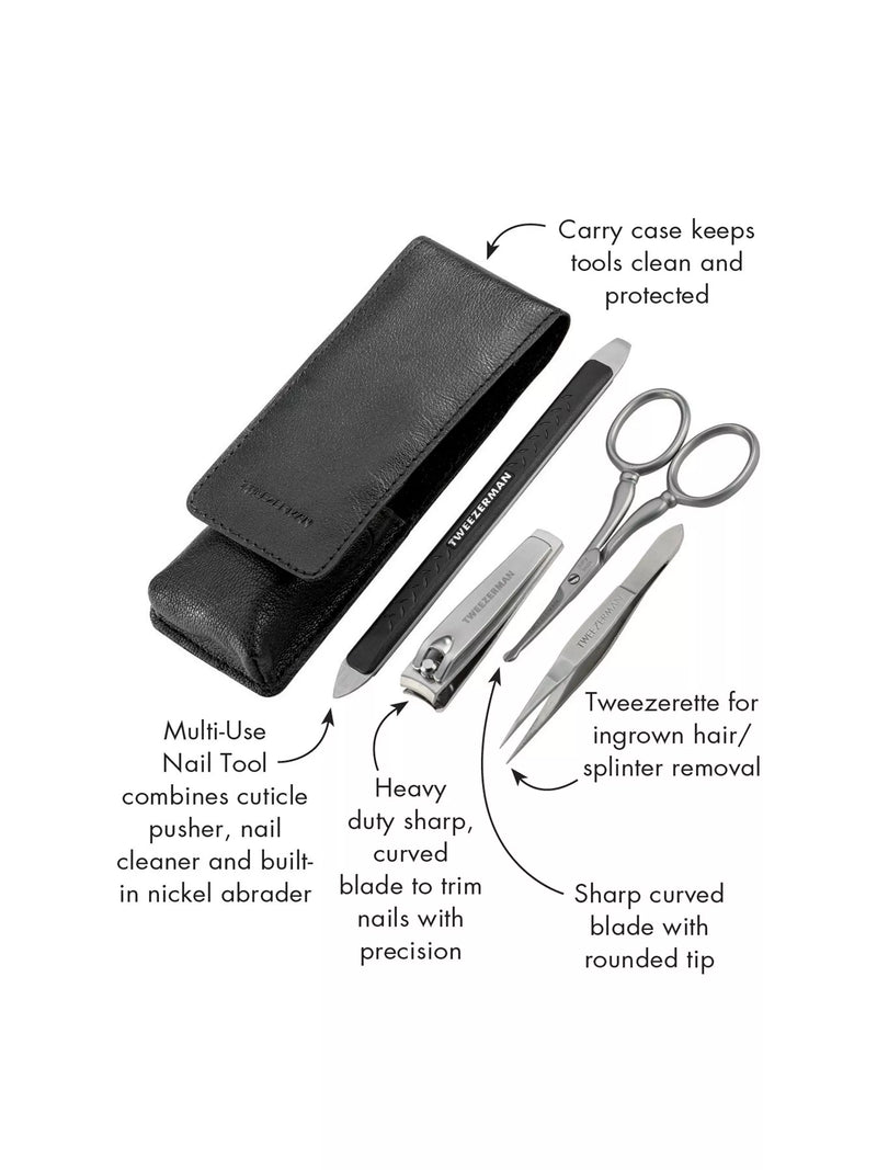 Tweezerman GEAR Essential Grooming Kit (British brand)