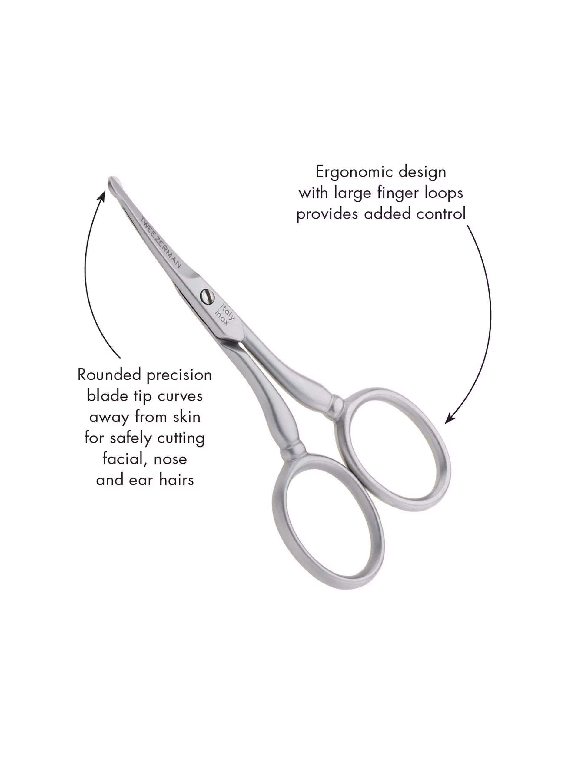 Tweezerman G.E.A.R. facial hair scissors (British brand)
