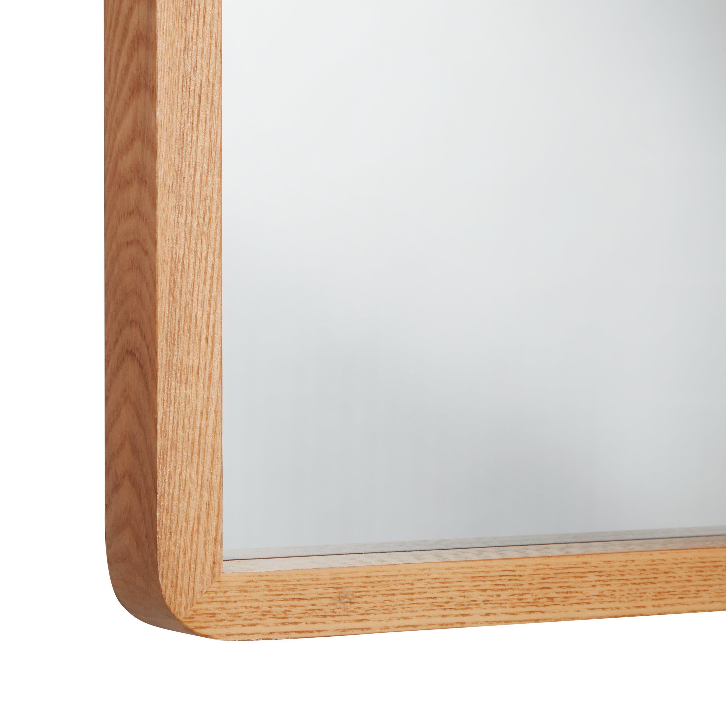 John Lewis oak wall mirror 54x79cm - British product