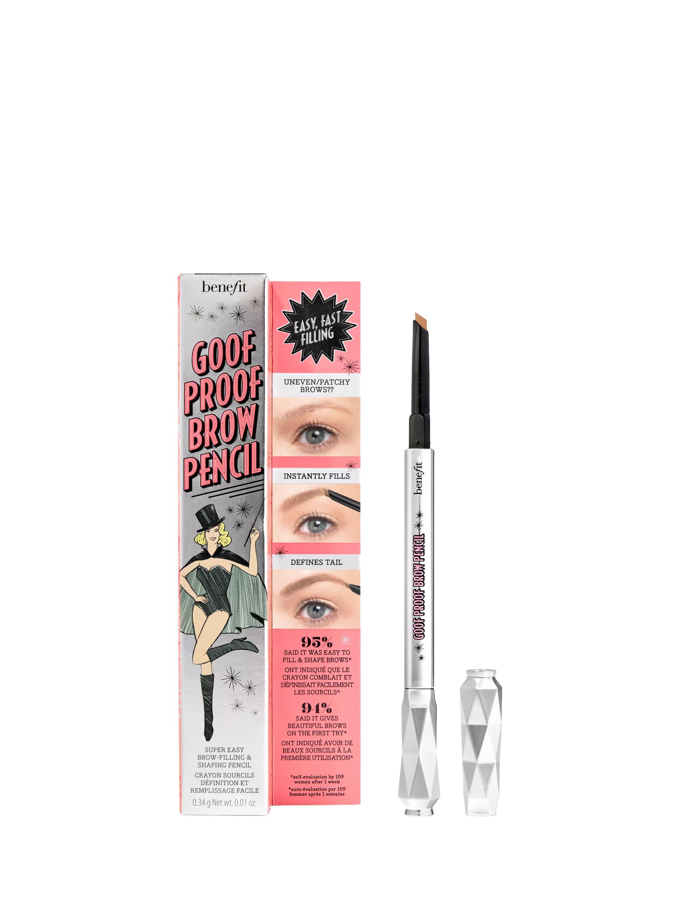 Benefit Goof Proof Eyebrow Pencil 0.34g, UK version