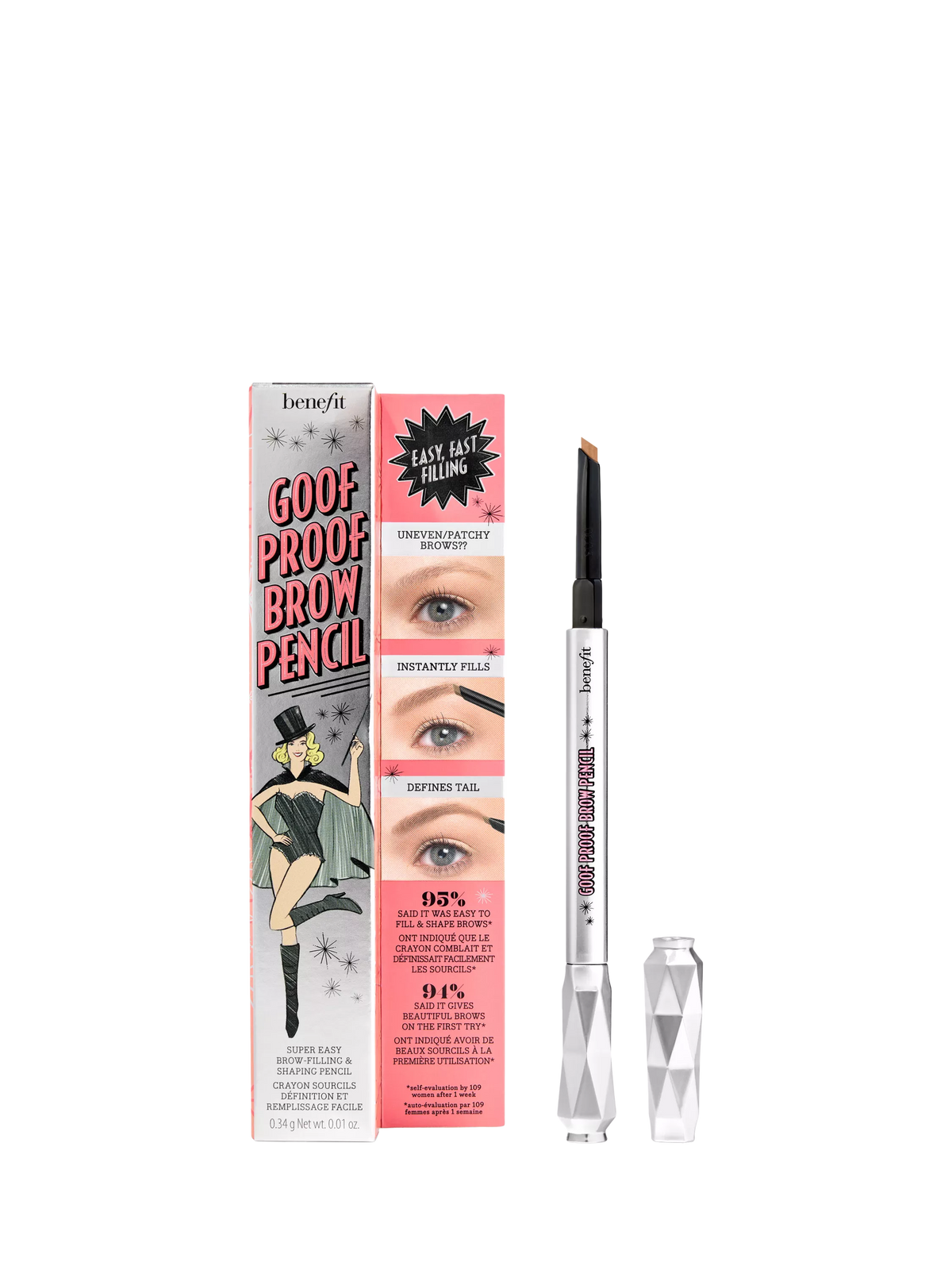 Benefit Goof Proof Eyebrow Pencil 0.34g, UK version