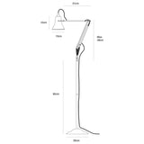 Anglepoise Original 1227 floor lamp large - British product