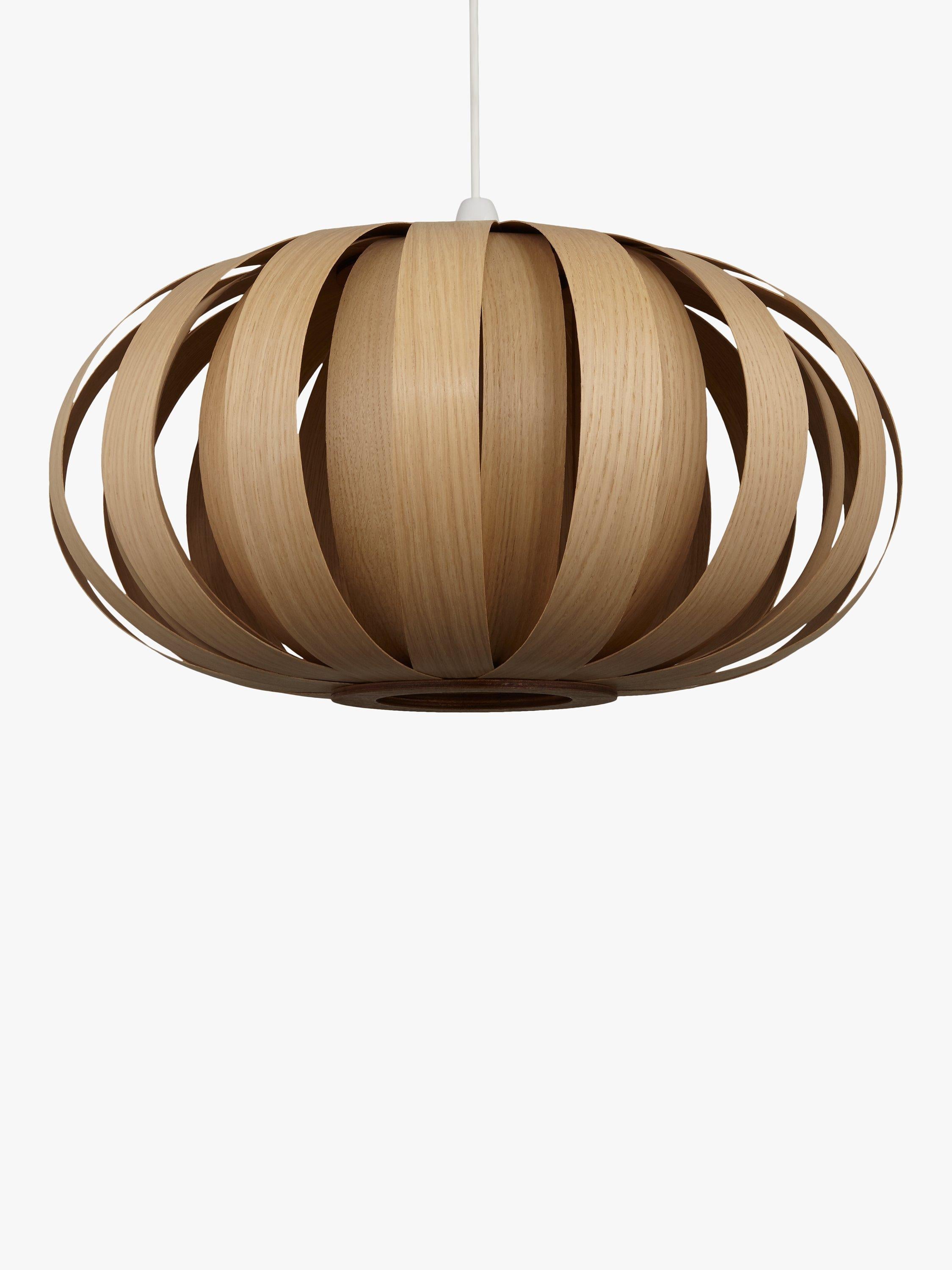 Tom Raffield Urchin pendant light 53cm oak (British brand)