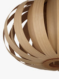 Tom Raffield Urchin pendant light 53cm oak (British brand)