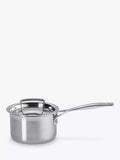 Le Creuset stainless steel lidded saucepan 14cm, UK version