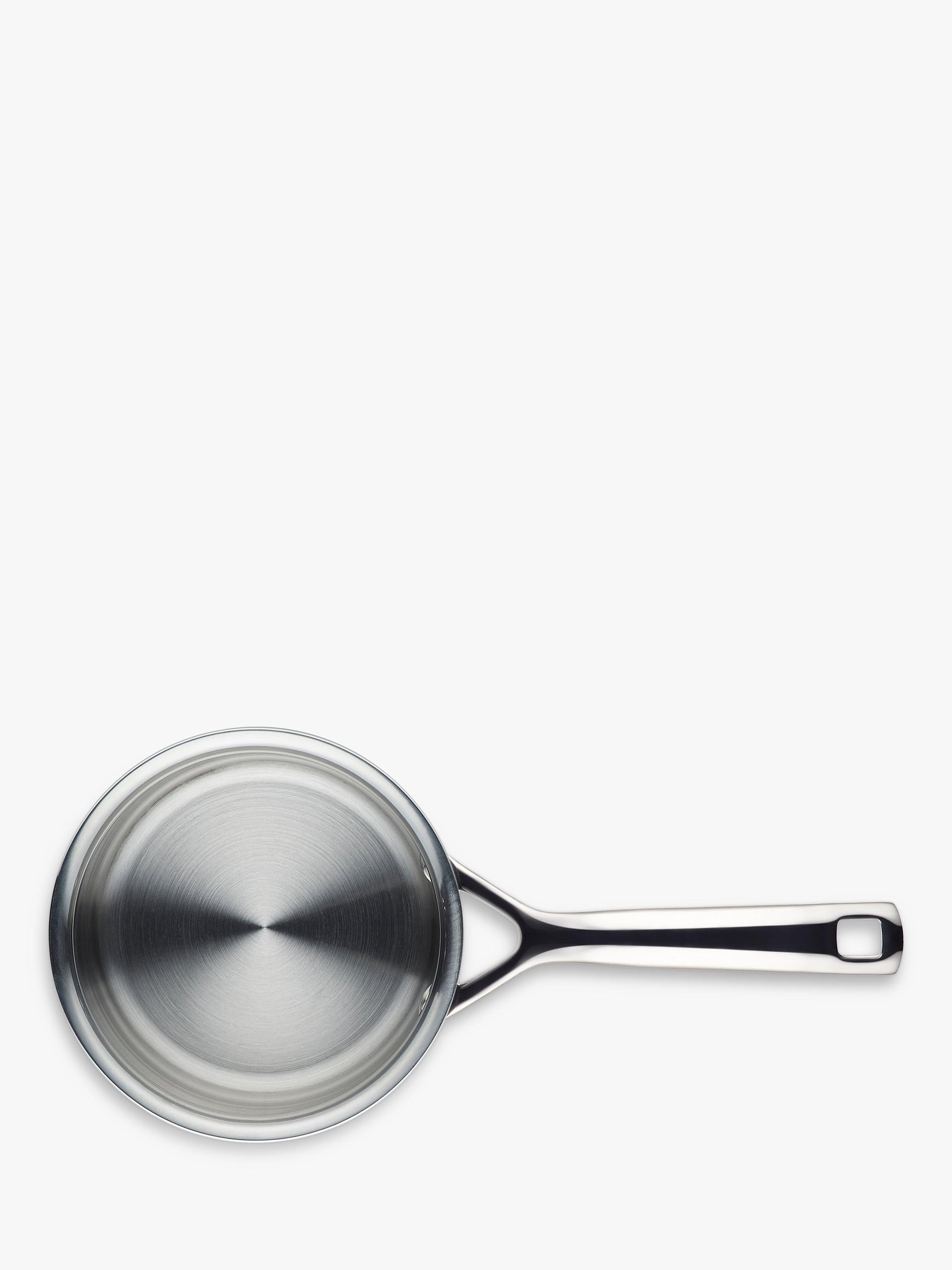 Le Creuset stainless steel lidded saucepan 14cm, UK version