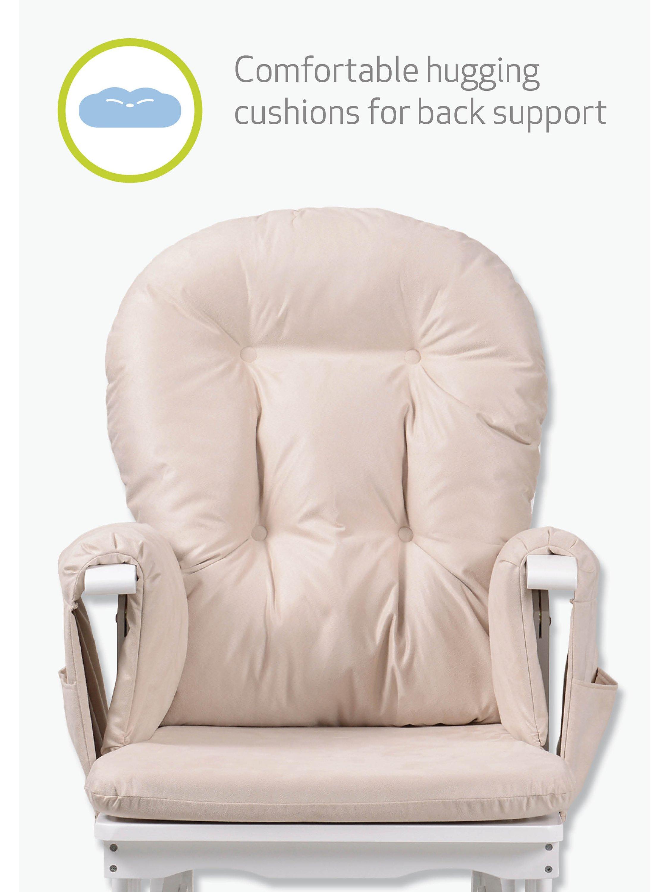 Kub Haywood Reclining Glider Nursing Chair and Footstool, UK version