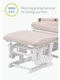 Kub Haywood Reclining Glider Nursing Chair and Footstool, UK version