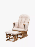 Kub Haywood Reclining Glider Nursing Chair and Footstool