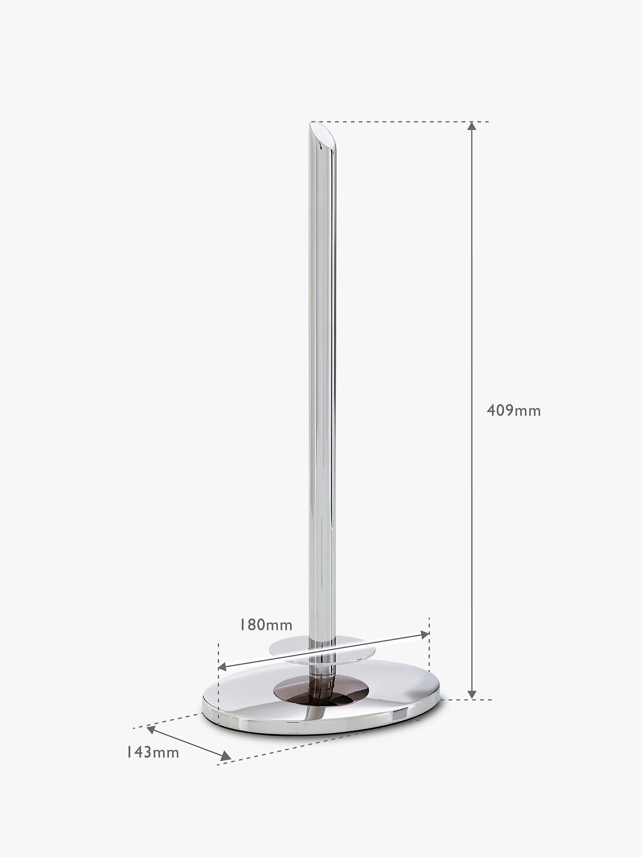 Robert Welch Oblique toilet roll holder with 3-roll capacity, imported from the UK