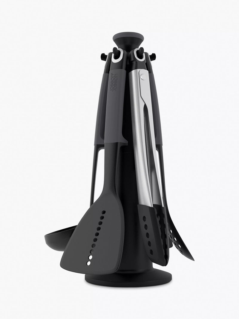 Joseph Joseph Elevate carousel utensil set grey, imported from the UK
