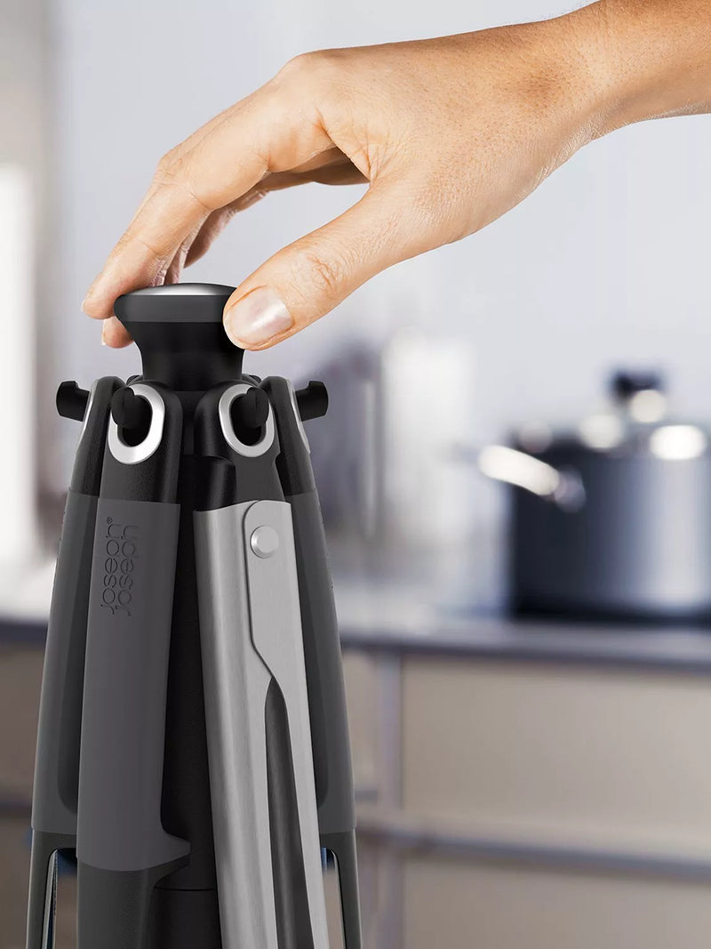 Joseph Joseph Elevate carousel utensil set grey, imported from the UK
