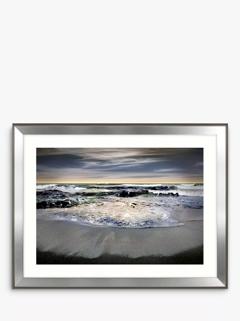 John Lewis framed print embellished seascape 84x110cm (British brand)