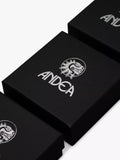 Andea leaf pendant necklace silver, imported from the UK