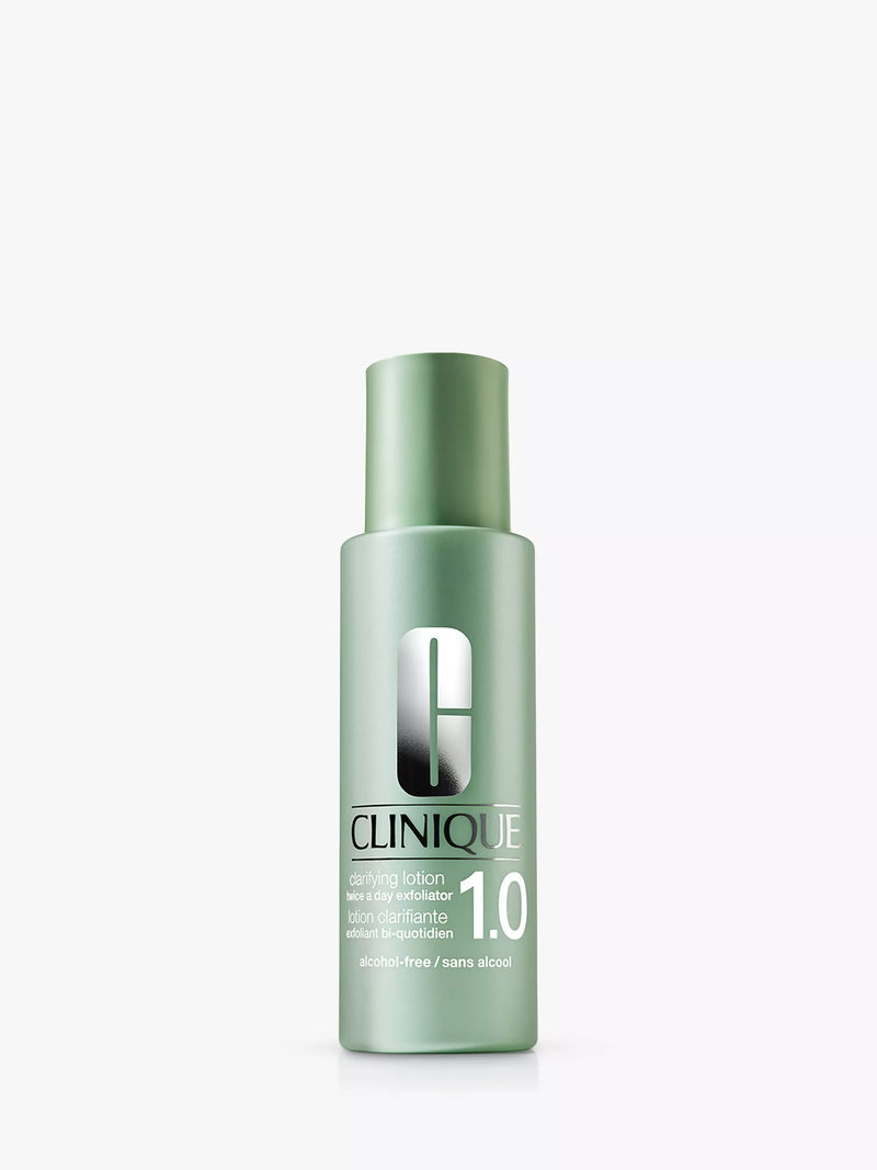 Clinique clarifying lotion alcohol-free twice a day 200ml (British brand)