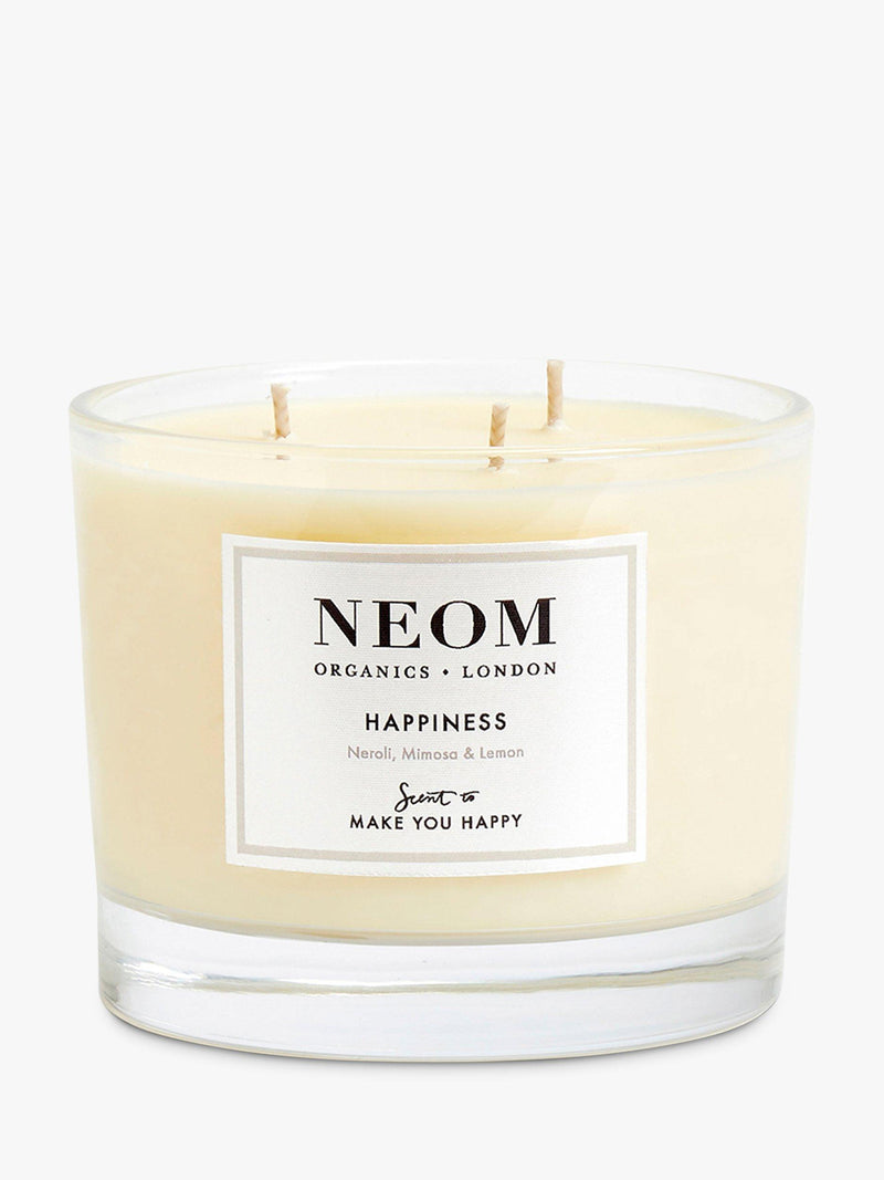 NEOM Wellbeing London Happiness 3-Wick Scented Candle - British product