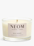NEOM Real Luxury Travel Scented Candle, imported from the UK