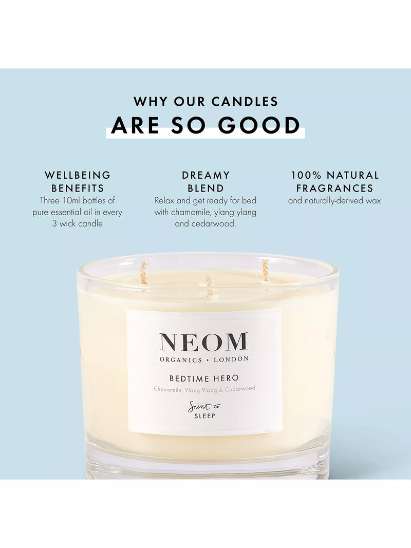 NEOM Real Luxury Travel Scented Candle, imported from the UK