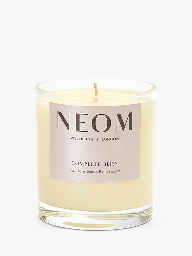 NEOM Complete Bliss scented candle, imported from the UK
