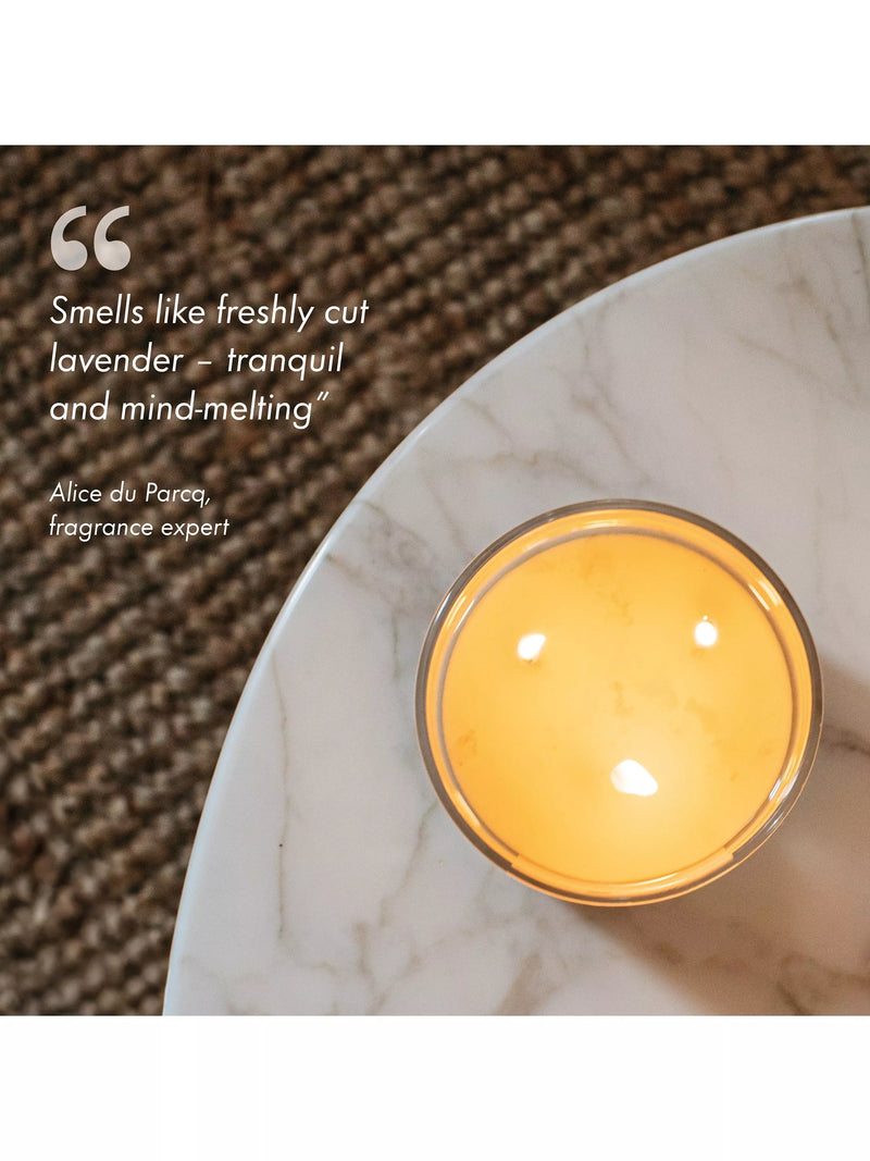 NEOM three wick scented candle for sleep with lavender and jasmine, imported from the UK