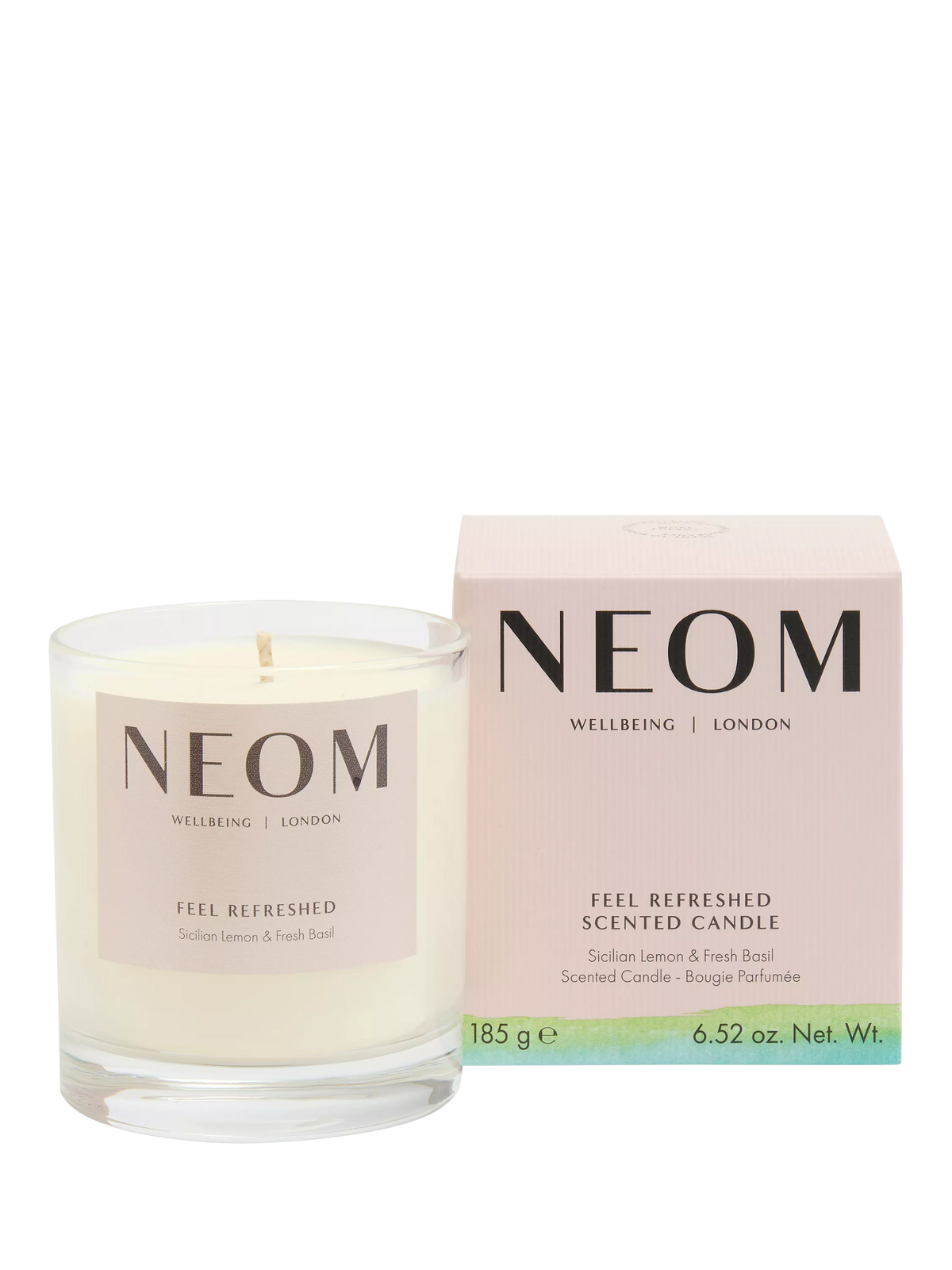 NEOM Feel Refreshed scented candle 185g, UK version