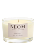 NEOM Wellbeing London Happiness travel scented candle 225g - British product