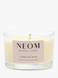 NEOM Complete Bliss Travel Scented Candle, imported from the UK
