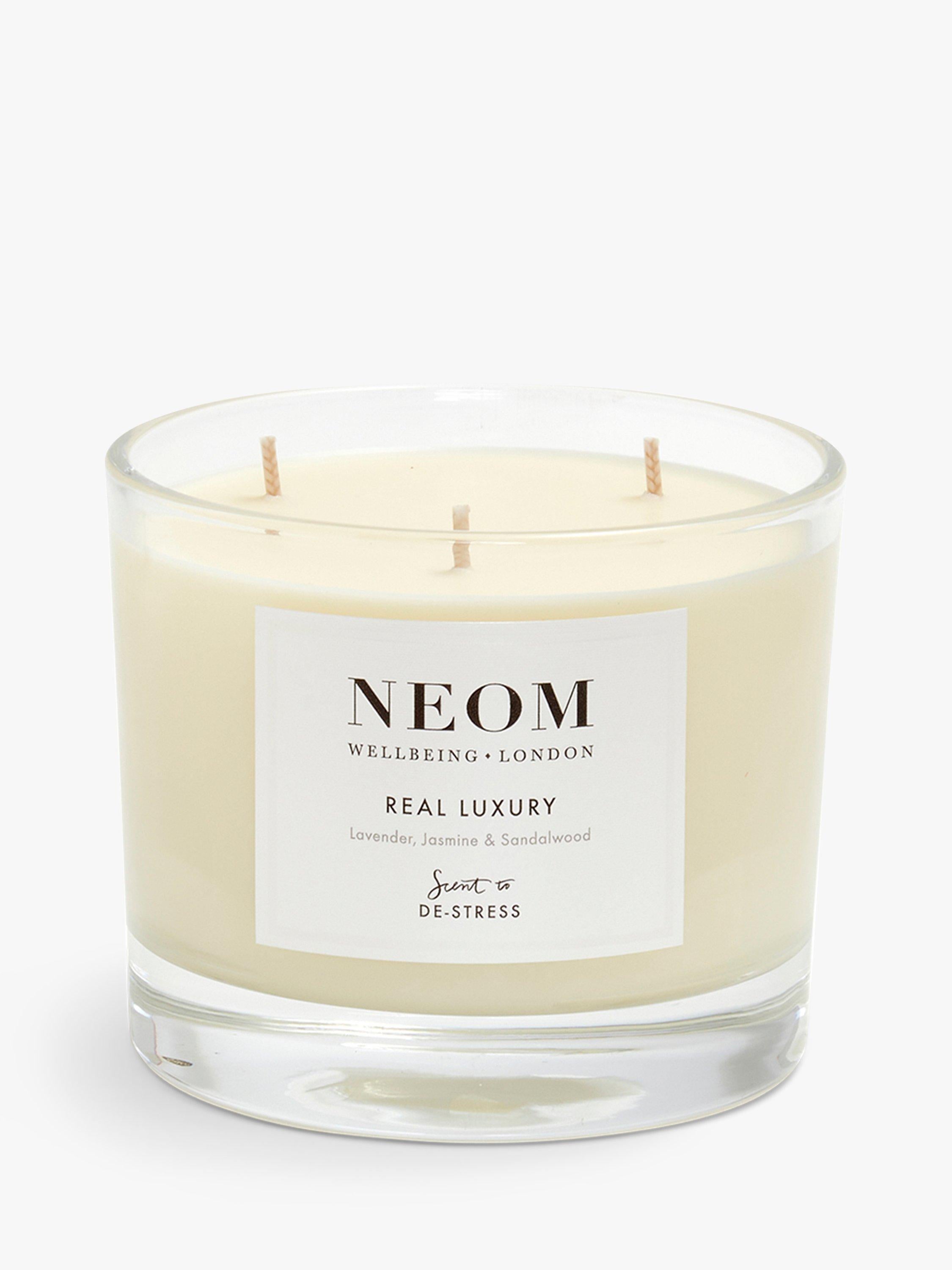NEOM Wellbeing London Real Luxury 3-wick scented candle 420g, UK version