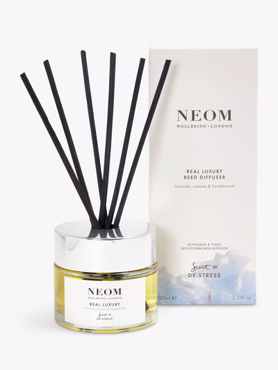 Diffuseur Reed Real Luxury avec huiles essentielles de lavande et de jasmin, 100ml