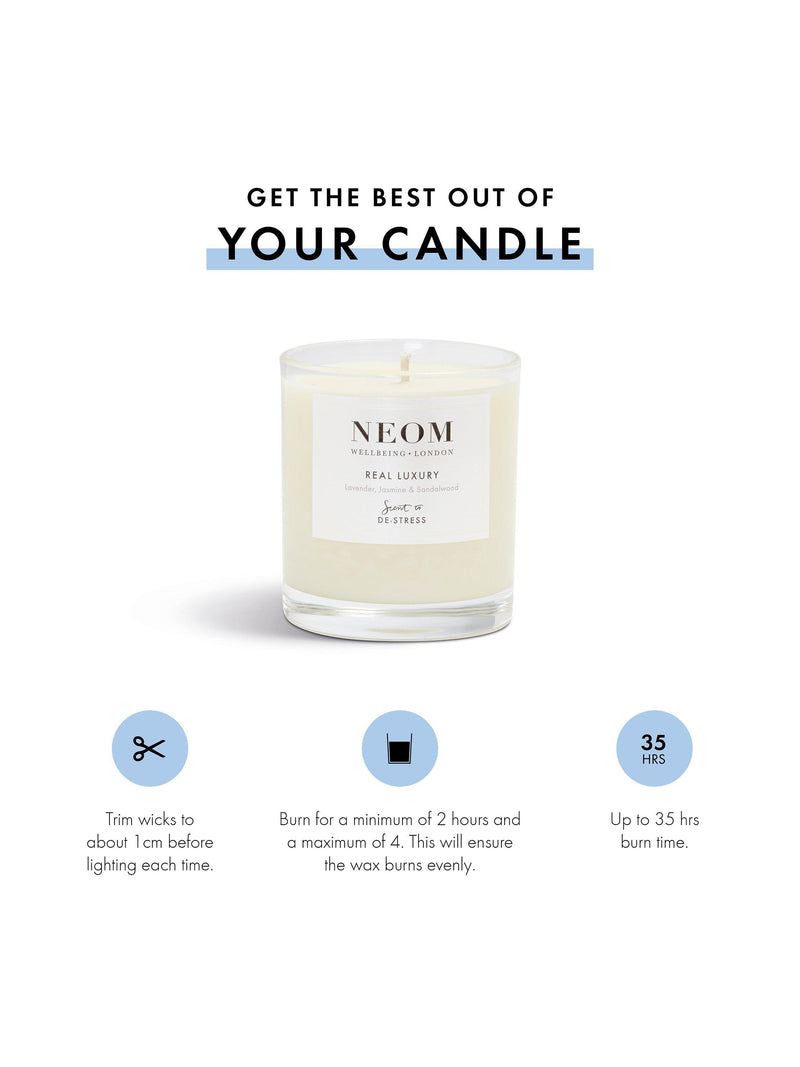 NEOM Real Luxury scented candle 185g, UK version