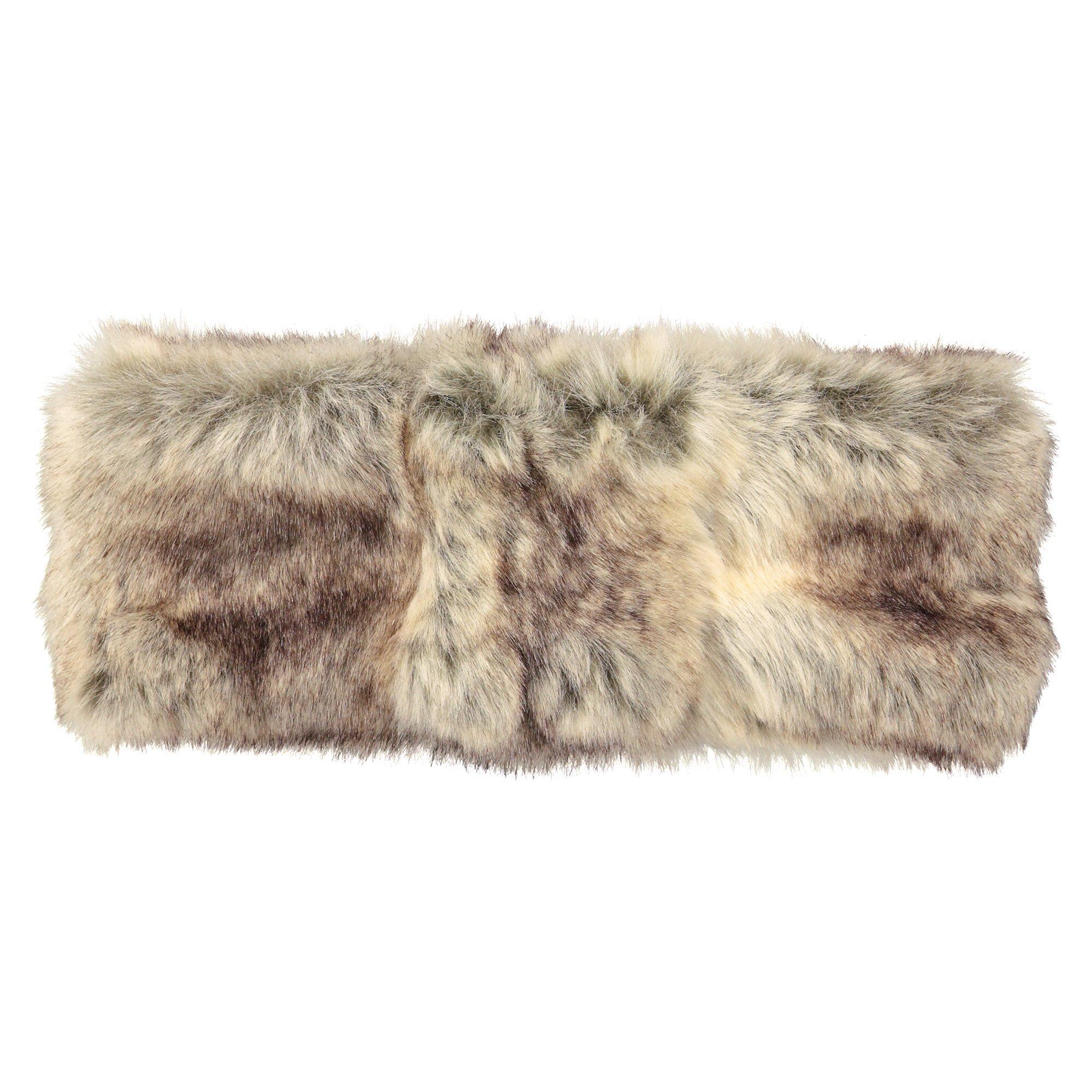 Barts faux fur headband one size brown, imported from the UK