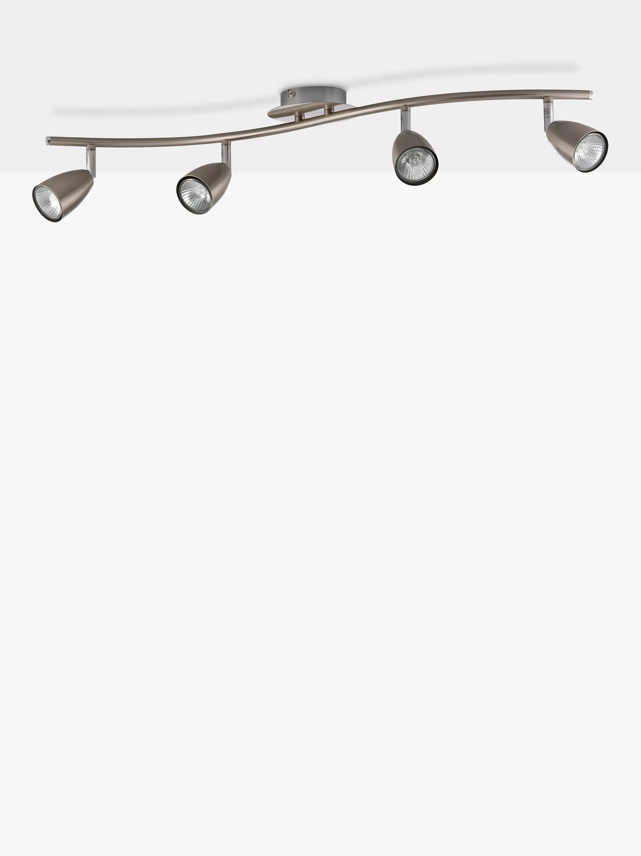 John Lewis Thea GU10 LED 4-light spotlight bar - British product