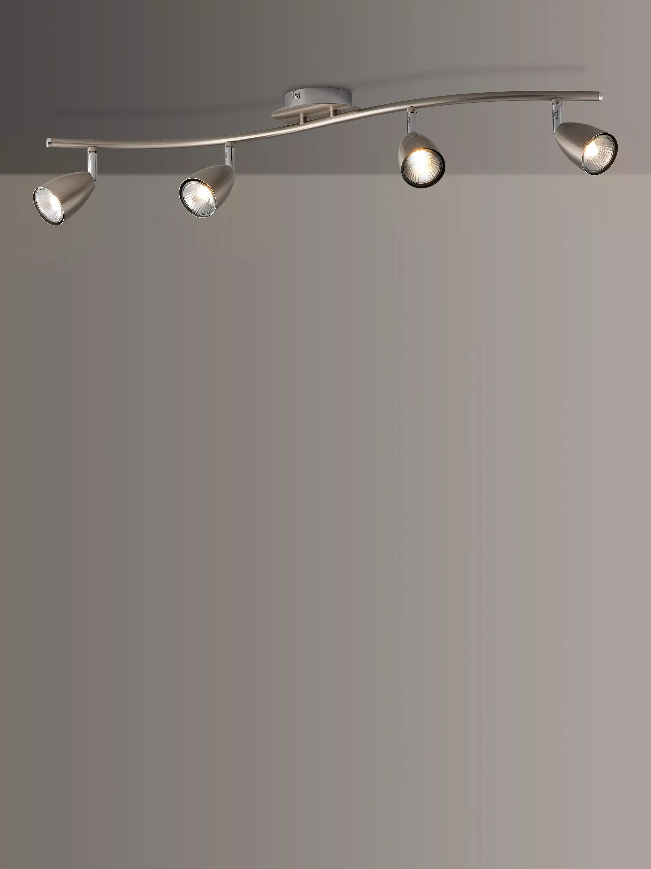 John Lewis Thea GU10 LED 4-light spotlight bar - British product