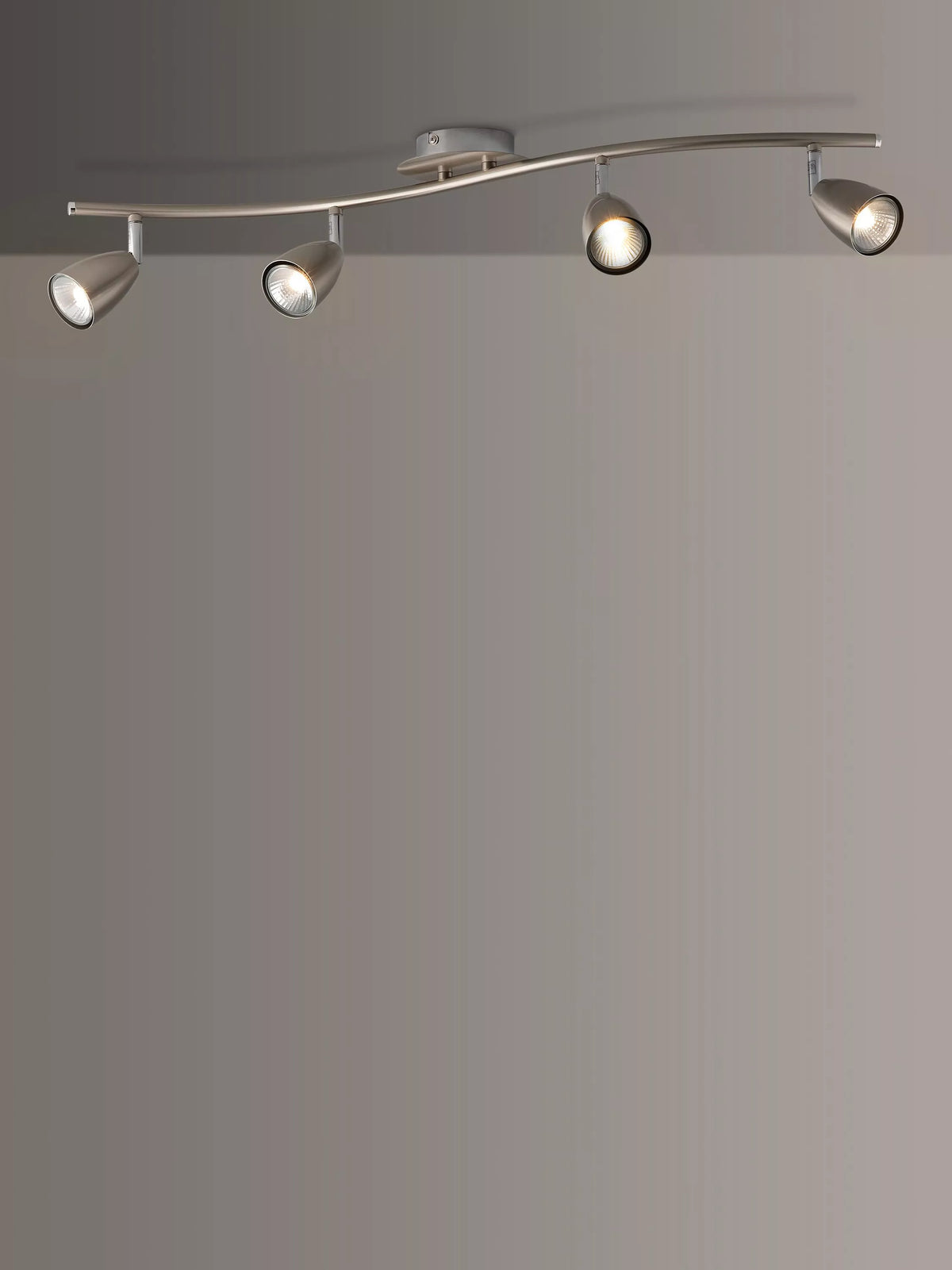 John Lewis Thea GU10 LED 4-light spotlight bar - British product