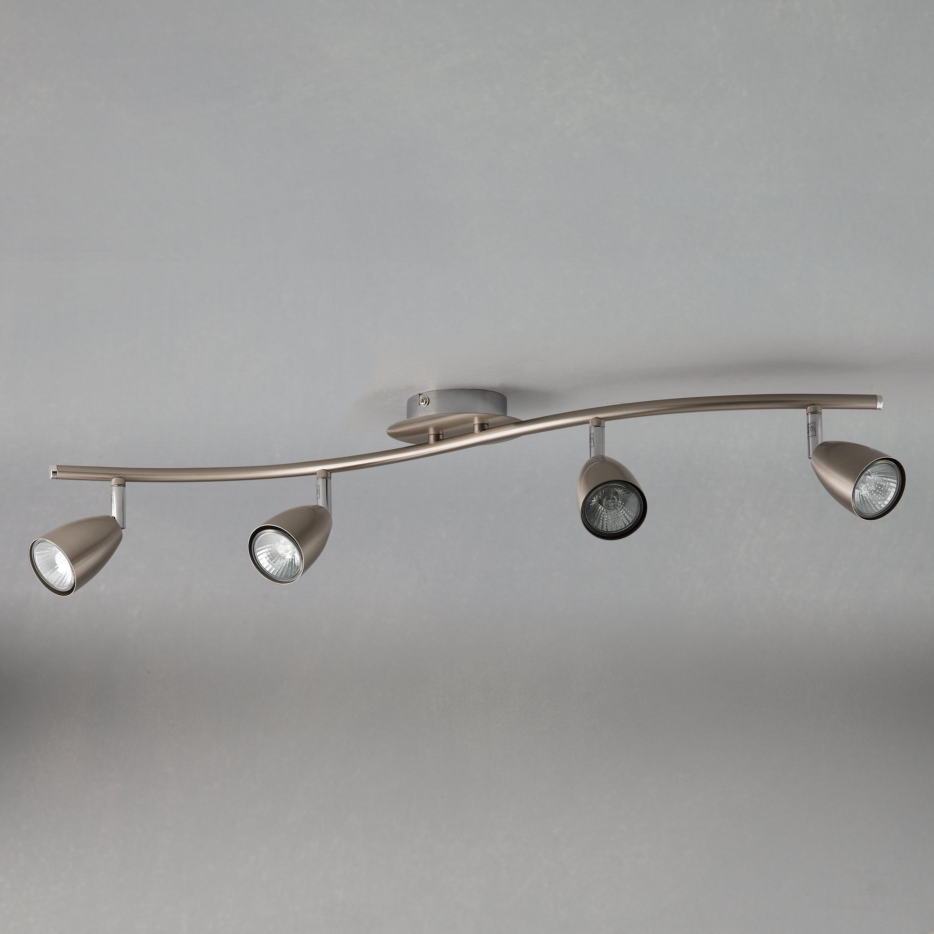 John Lewis Thea GU10 LED 4-light spotlight bar - British product