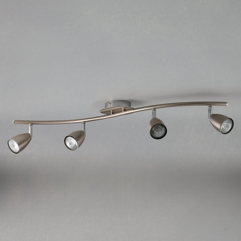 John Lewis Thea GU10 LED 4-light spotlight bar - British product