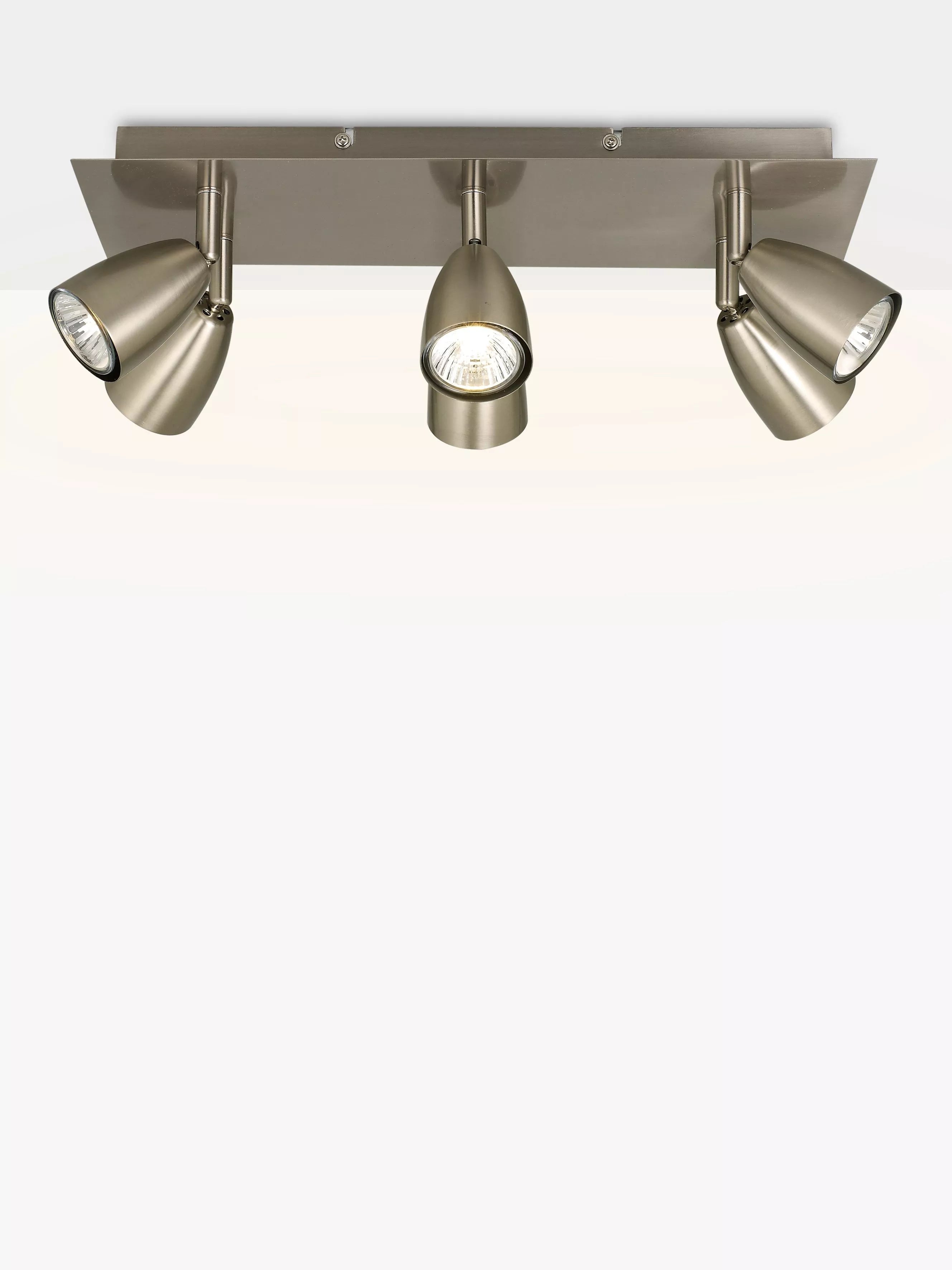 John Lewis Thea 6 LED spotlight ceiling plate in chrome, UK version