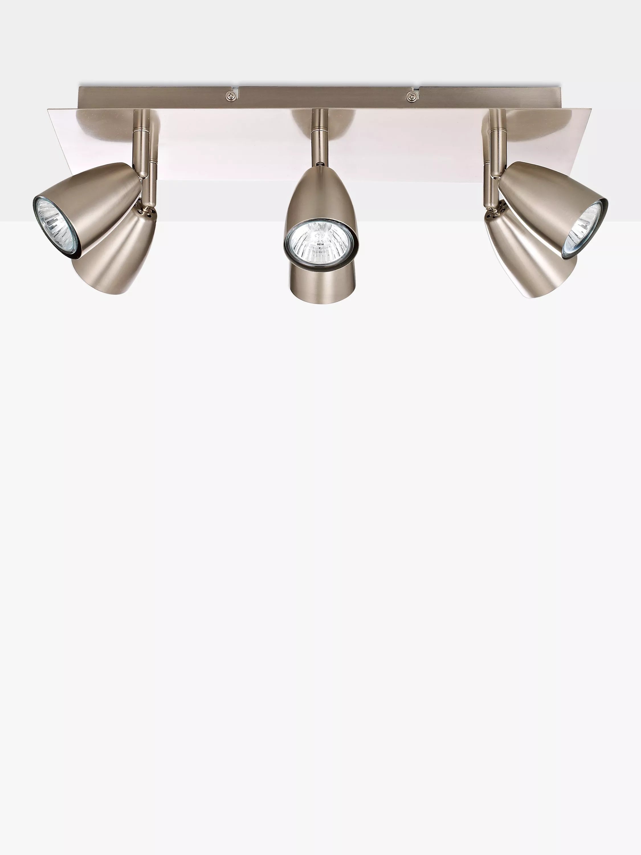 John Lewis Thea 6 LED spotlight ceiling plate in chrome, UK version
