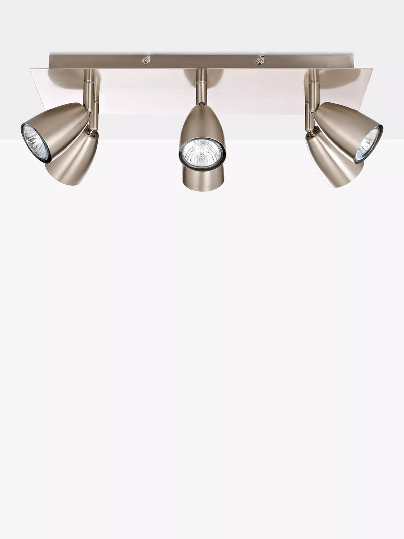 John Lewis Thea 6 LED spotlight ceiling plate in chrome, UK version