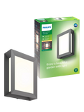 Philips Karp LED outdoor wall light anthracite - British product
