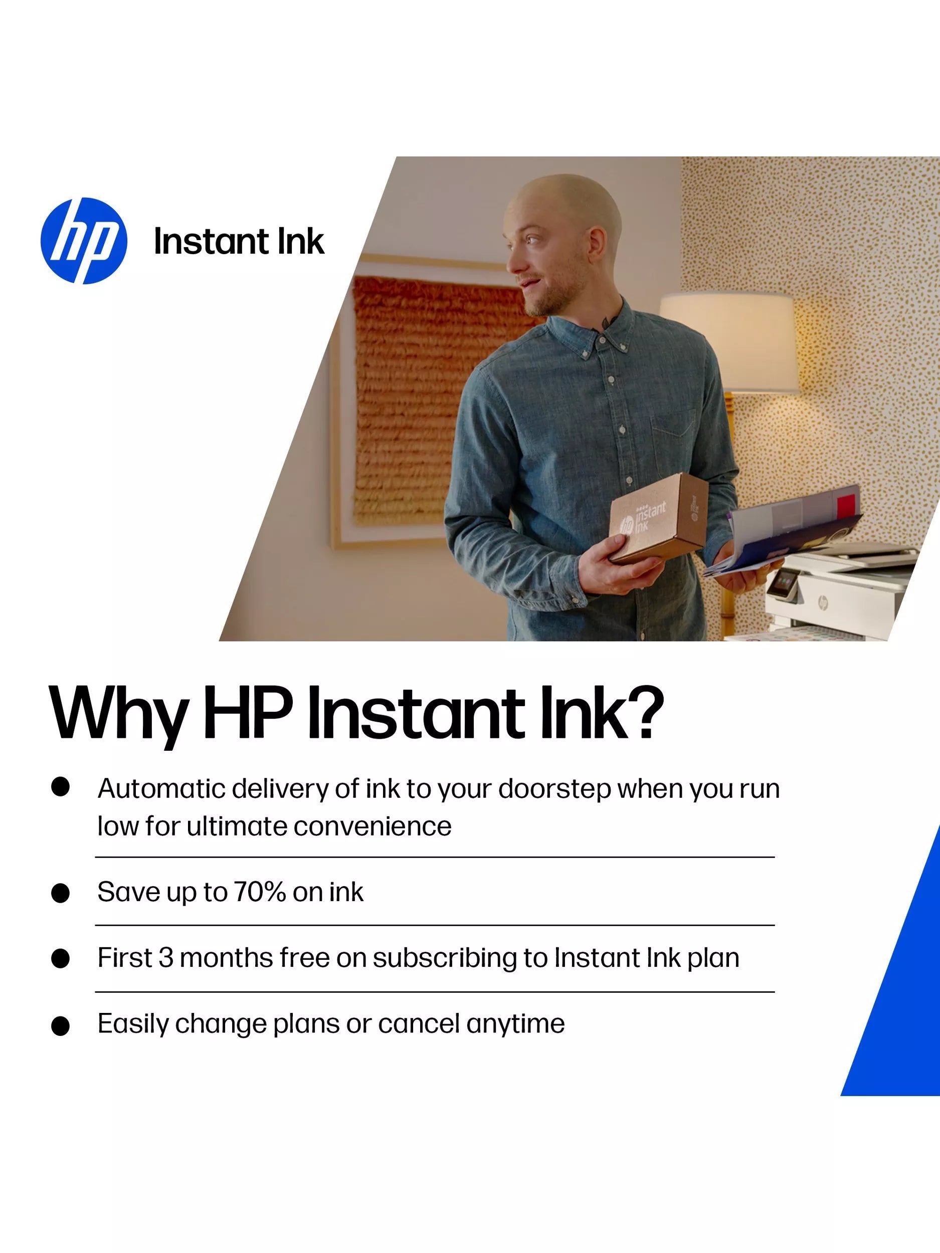 HP 304 Tri-Colour ink cartridge - British product