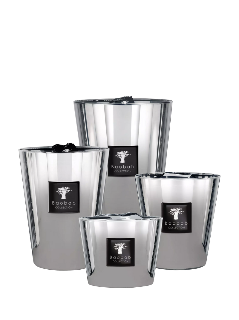 Baobab Collection Platinum scented jar candle 500g, UK version