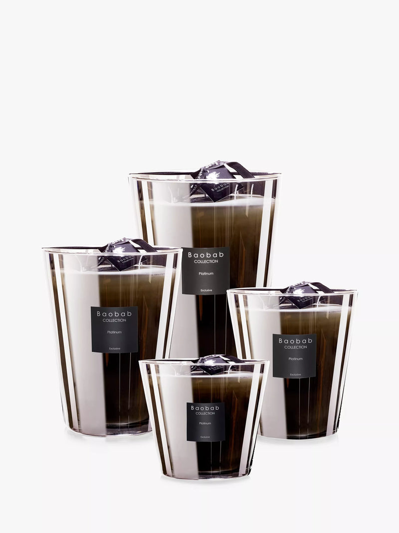 Baobab Collection Platinum scented jar candle 500g, UK version