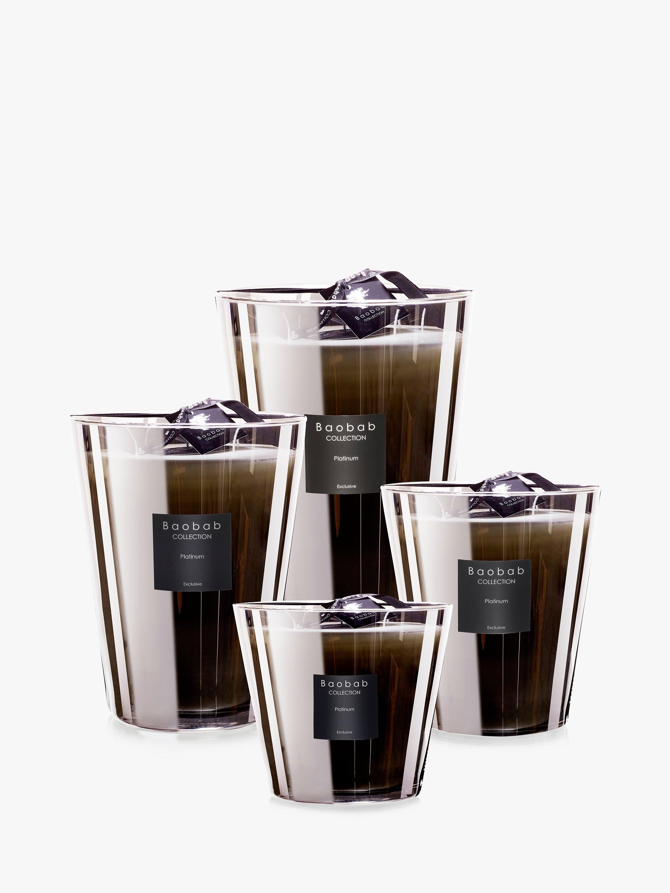 Baobab Collection Platinum scented jar candle 500g, UK version