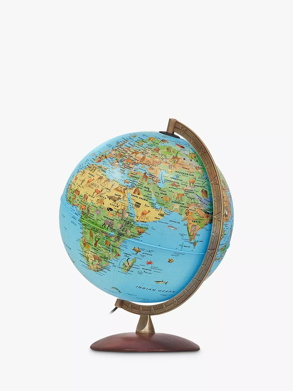 Nova Rico Safari Plus illuminated children's globe 30cm - British product