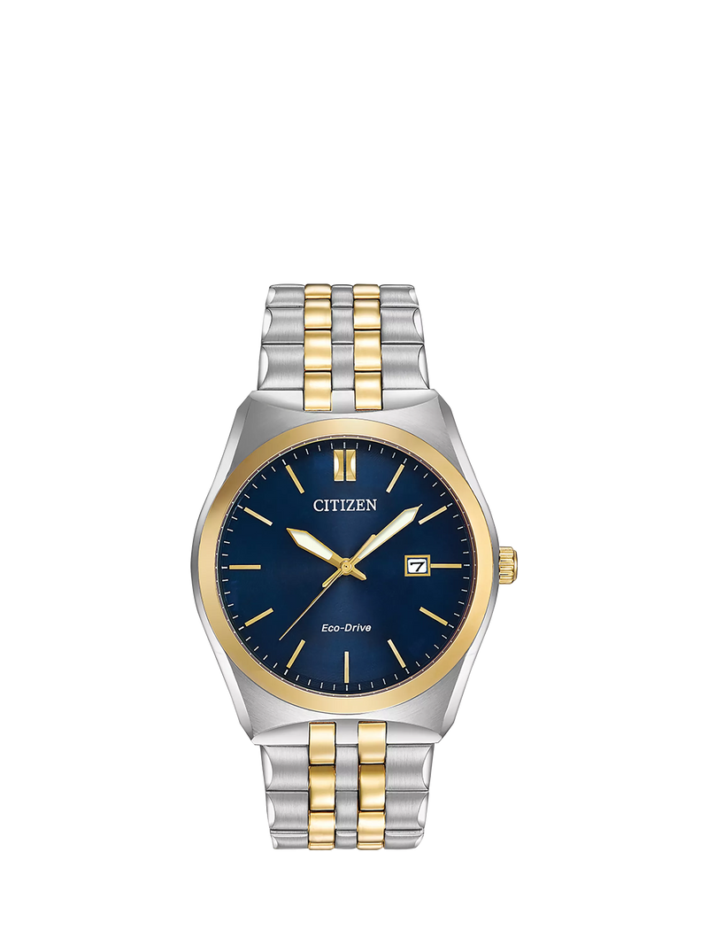 Citizen Corso date watch blue dial stainless steel, imported from the UK