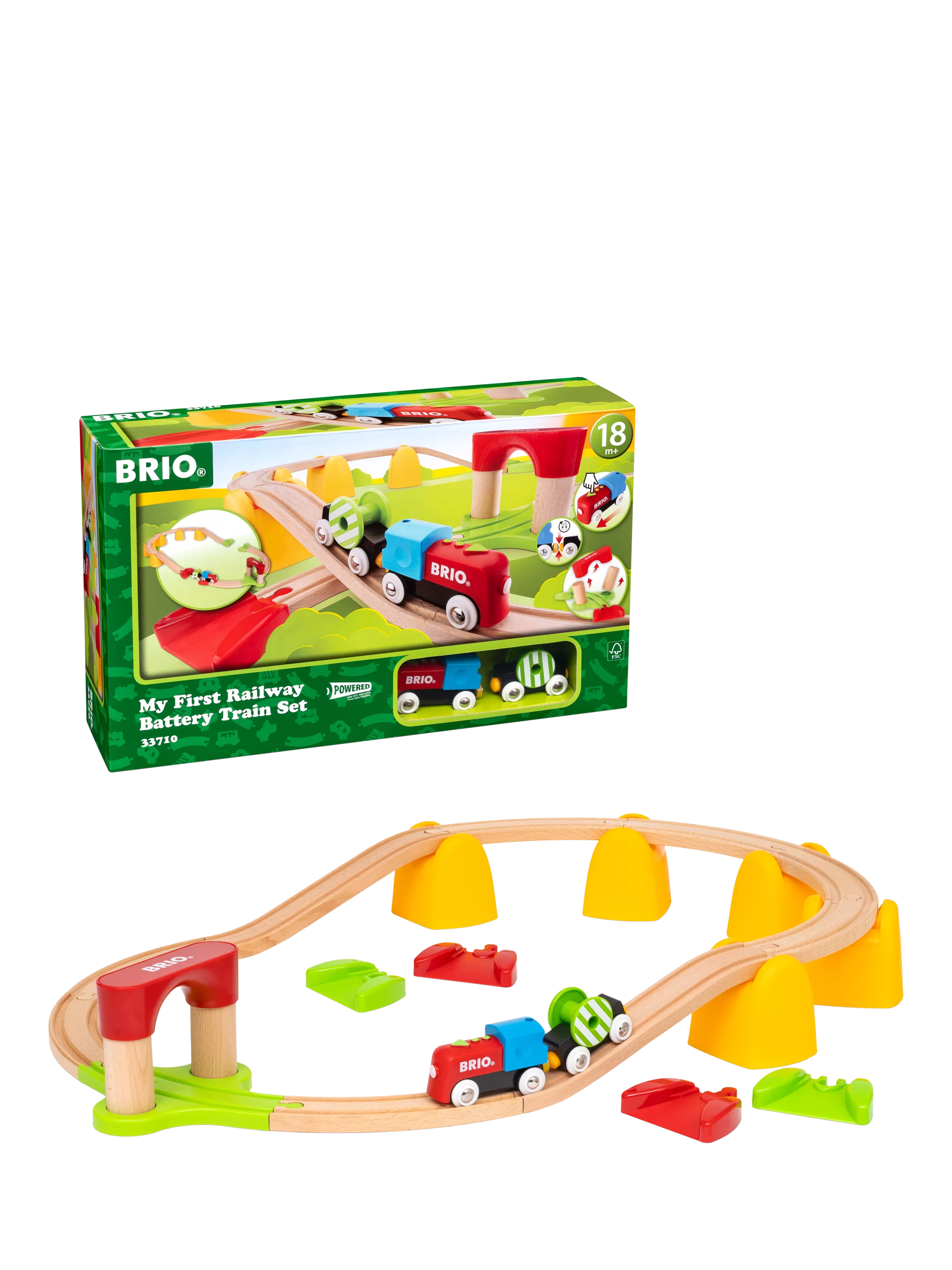 BRIO My First Railway battery operated train set, UK version