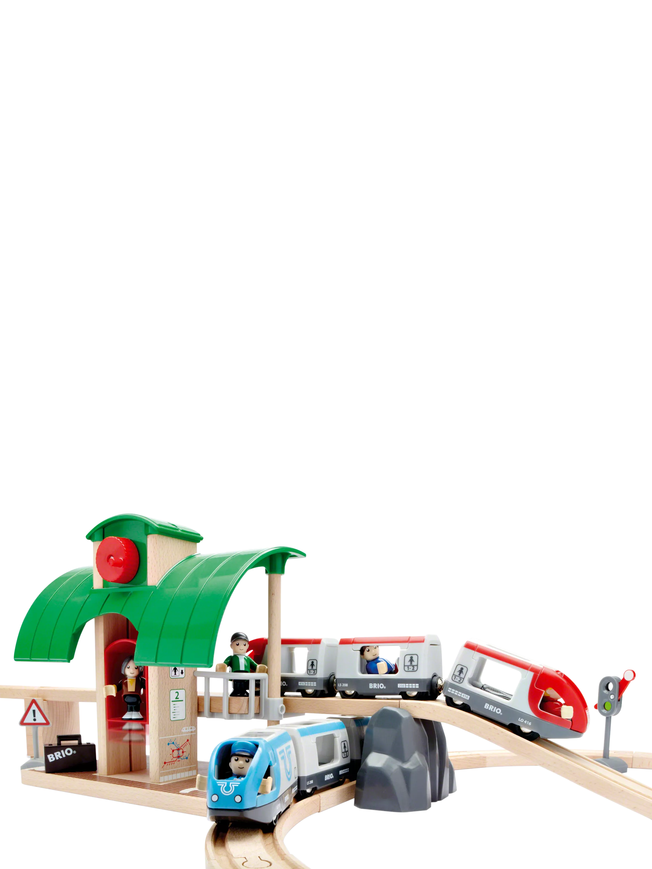 BRIO Travel Switching Train Set, wooden toy imported from the UK
