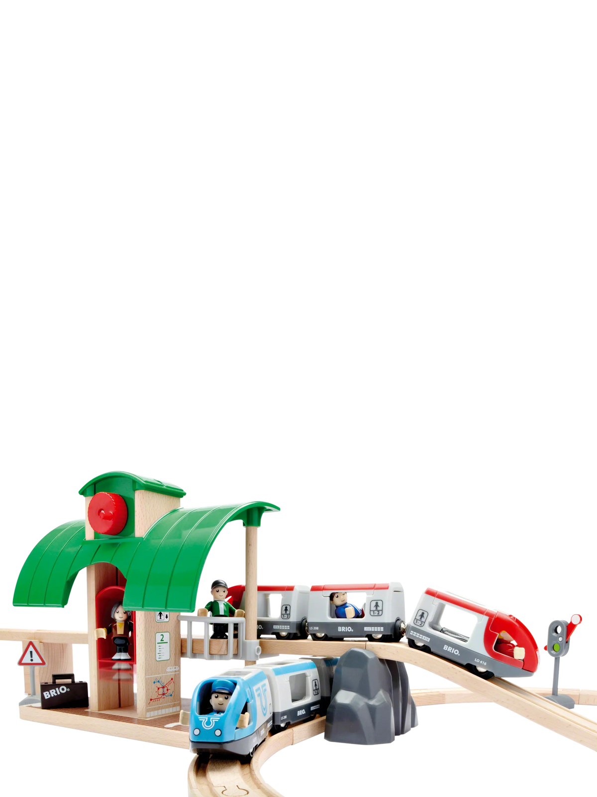 BRIO Travel Switching Train Set, wooden toy imported from the UK
